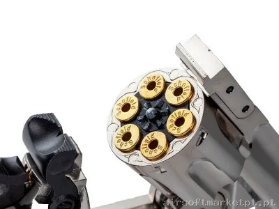 Revolver Schofield 6'' ASG Prata — Pistolas — Airsoft Market PT (foto 4)