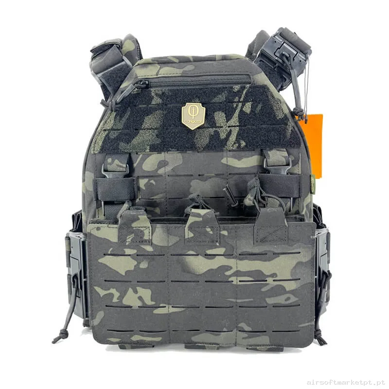 Colete Mqr Conquer Estilo multicam Black — Coletes & Rigs — Airsoft Market PT