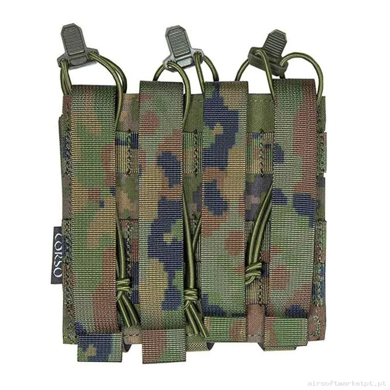 Pouch Corso Cargador Mp5 Mp7 Triple Dagger Láser Pixelado Boscoso — Coletes & Rigs — Airsoft Market PT (foto 2)