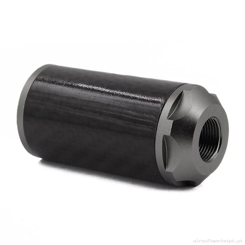 SILENCIADOR TRAZADOR CON FOGONAZO T238 STORM NEGRO — Lanternas & Lasers — Airsoft Market PT (foto 2)