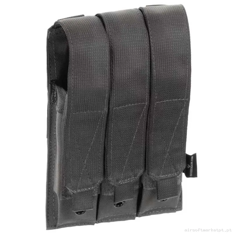 Pouch Magazine Pouch Triple Mp5/Mp7 Invader Gear Triple Mag Pouch Wolf Grey — Coletes & Rigs — Airsoft Market PT