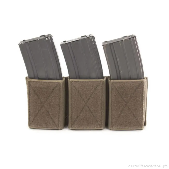 Pouch Magazine Pouch Triple M4 Warrior Assault Velcro coyote tan — Coletes & Rigs — Airsoft Market PT