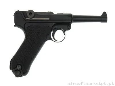 P08 Luger P001 WE Preto — Pistolas — Airsoft Market PT (foto 2)