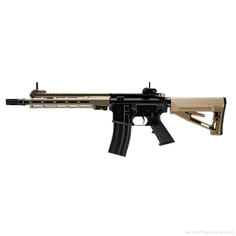 Réplica URG-I MK16 Zet System GBB MWS Tokyo Marui Negro Tan — Rifles de Assalto (AR/M4/AK) — Airsoft Market PT