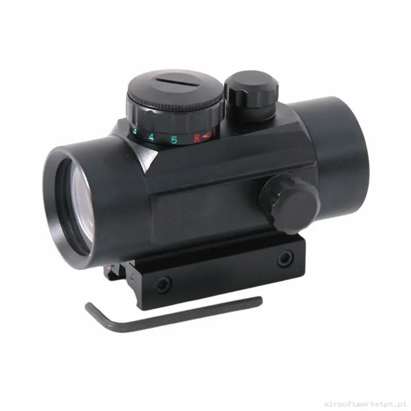 Mira Ponto vermelho 1x45 Duel Code negro — Miras & Ópticas — Airsoft Market PT