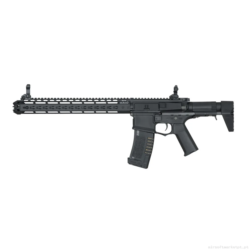 Réplica airsoft AEG M4 Ares Amoeba AM-016-BK negra — Rifles de Assalto (AR/M4/AK) — Airsoft Market PT
