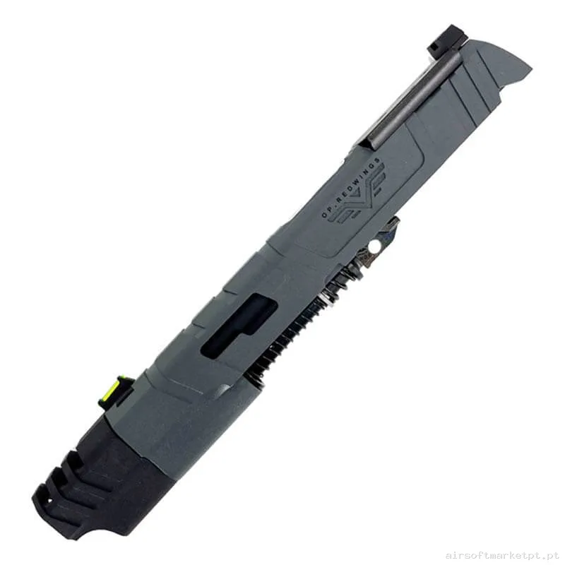 Externo Pistola Corredera Rossi Redwings Open Class Complete Slide Metálica Grey — Acessórios & Componentes — Airsoft Market PT