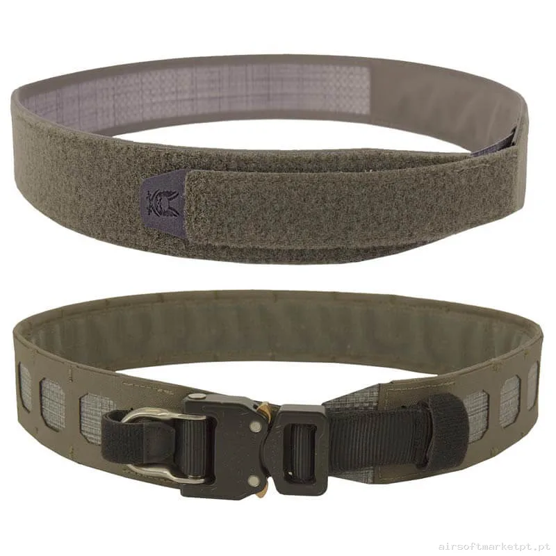 Cinturão tático MOLLE Warrior Assault Tegris Belt com Velcro Interno 48mm Ranger Green — Gear Táctico — Airsoft Market PT