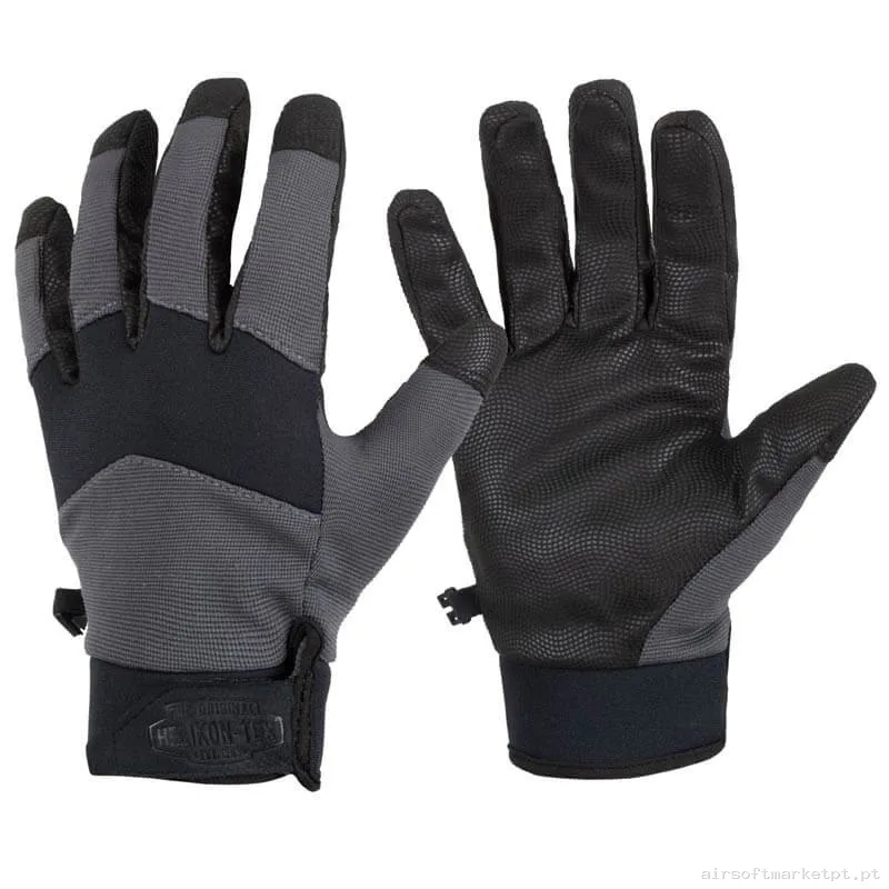Luvas Helikon-Tex Impact Duty Winter Mk2 Preto/Cinza — Gear Táctico — Airsoft Market PT