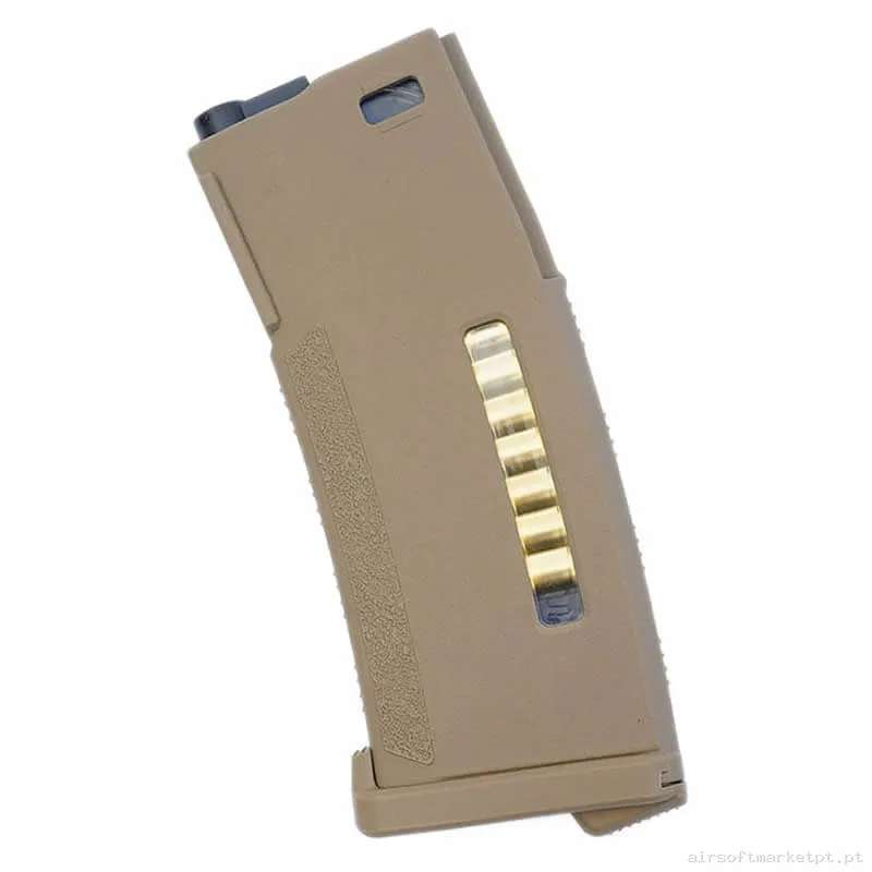 Magazine Réplica Midcap M4 PTS Enhanced Epm 2023 Polímero 150 Bbs Terra Escura — Carregadores / Magazines — Airsoft Market PT