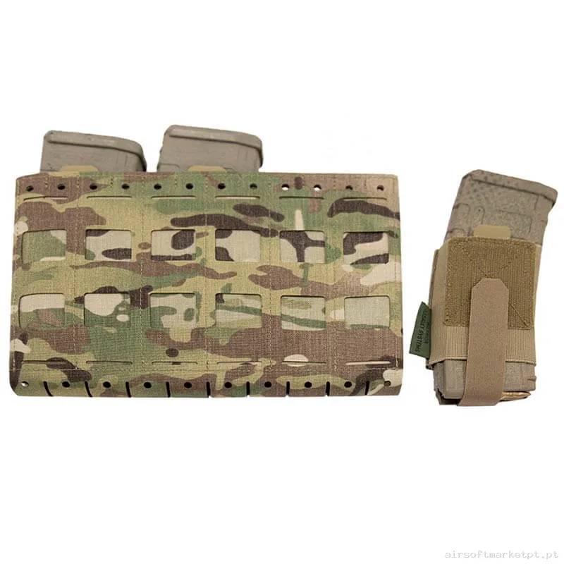 Pouch Magazine Pouch Triple M4 Warrior Assault Laser Cut Kangaroo Pouch Insert multicam — Coletes & Rigs — Airsoft Market PT