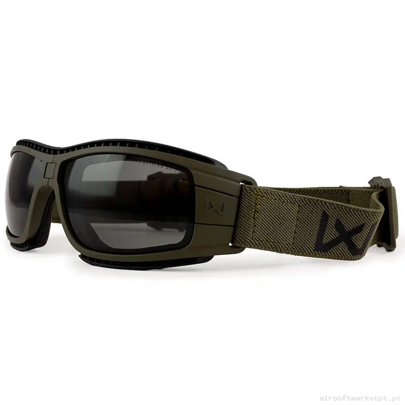 Óculos Wiley X Lynx 2 Lentes (Fumê/Transparente) verde od — Proteção Ocular & Facial — Airsoft Market PT