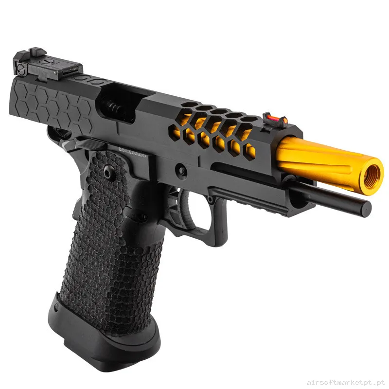 Pistola GBB Hi-Capa 5.1 Golden Eagle Excaut negra-dorada — Pistolas — Airsoft Market PT (foto 5)