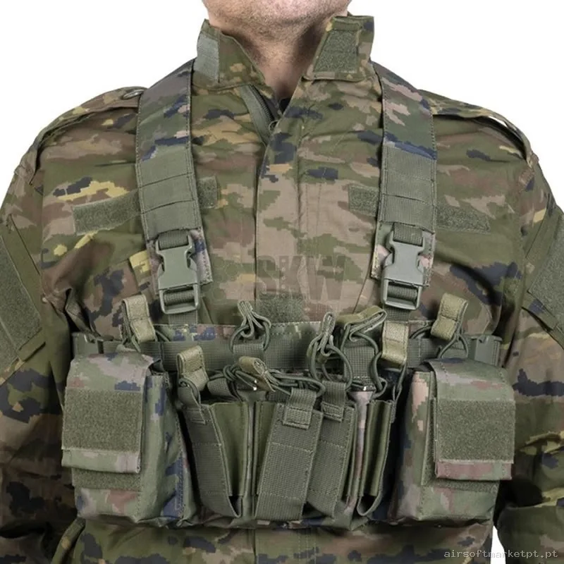 Chest Rig Force Mk1 Boscoso Español Delta Tactics — Coletes & Rigs — Airsoft Market PT