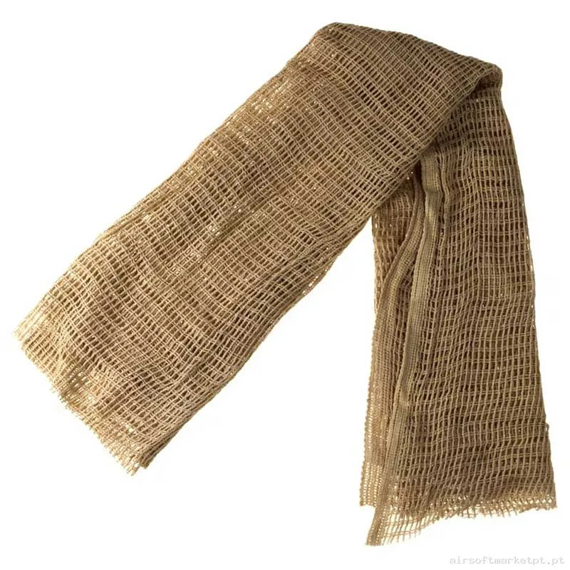 Lenço Tático Invader Gear Sniper Net Scarf tan — Proteção Ocular & Facial — Airsoft Market PT