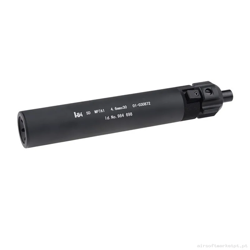 SILENCIADOR FMA MP7 NEGRO — Supressores & Tracers — Airsoft Market PT