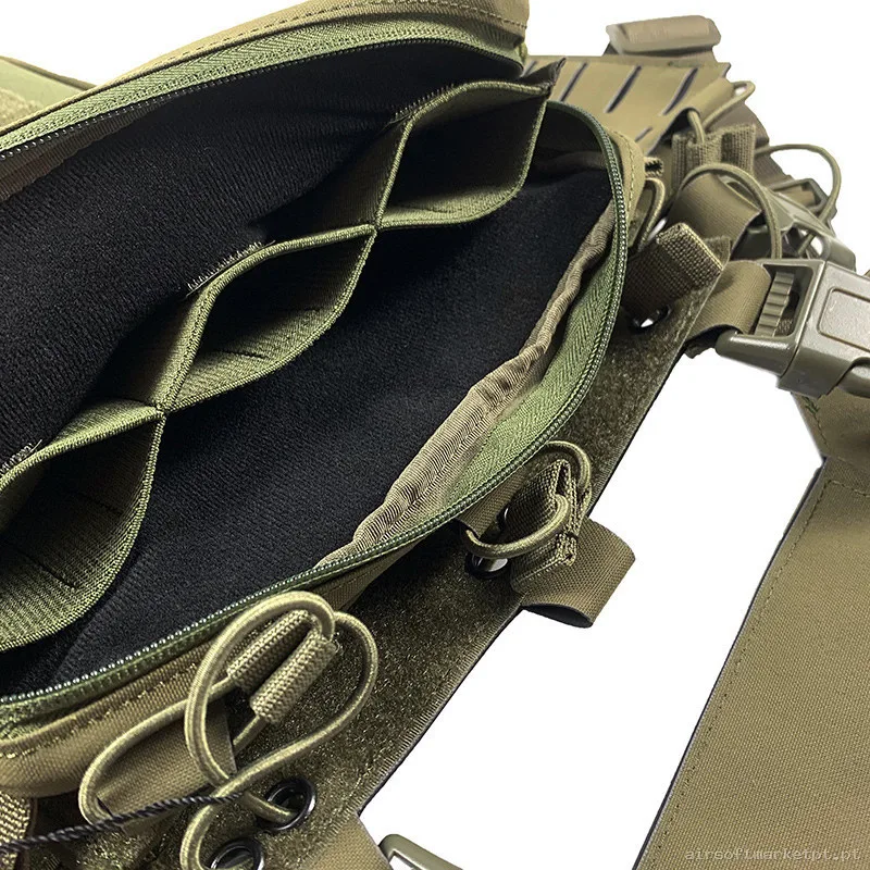 Chaleco Chest Rig Titan Conquer ranger green — Coletes & Rigs — Airsoft Market PT (foto 3)