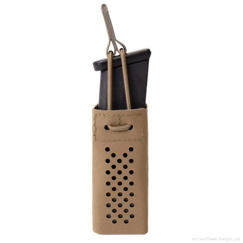 Pouch Magazine Pouch Pistola 9mm Warrior Assault Aero Lite 9mm Short Magazine Pouch coyote tan — Carregadores / Magazines — Airsoft Market PT