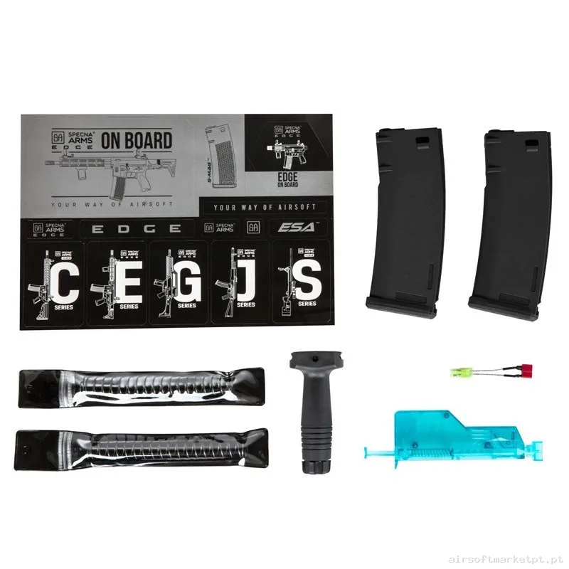 RÉPLICA AEG MK18 DANIEL DEFENSE SA-P19 PRIME ASTER II MOTOR BRUSHLESS SPECNA ARMS NEGRA — Rifles de Assalto (AR/M4/AK) — Airsoft Market PT (foto 4)
