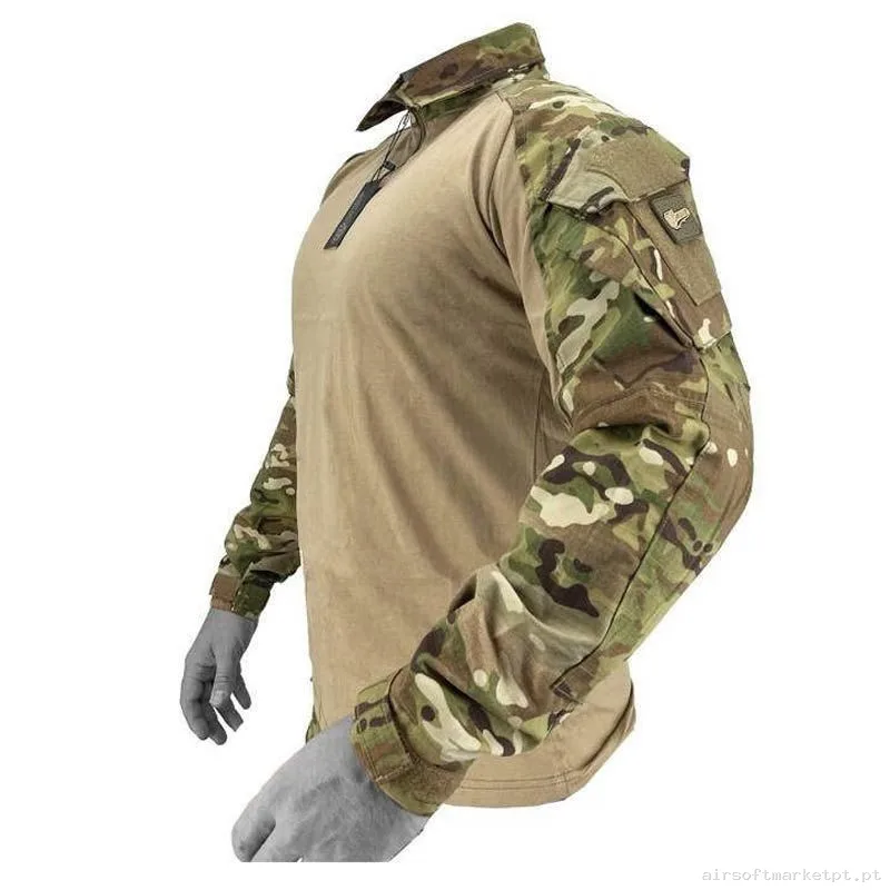 Camiseta Combate Conquer Dlx Multicam - XL — Vestuário (Fardas) — Airsoft Market PT (foto 3)