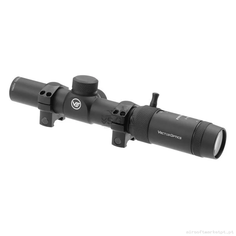 Visor Short Dot Vector Optics Forester Jr 1-4X24 Negro — Miras & Ópticas — Airsoft Market PT