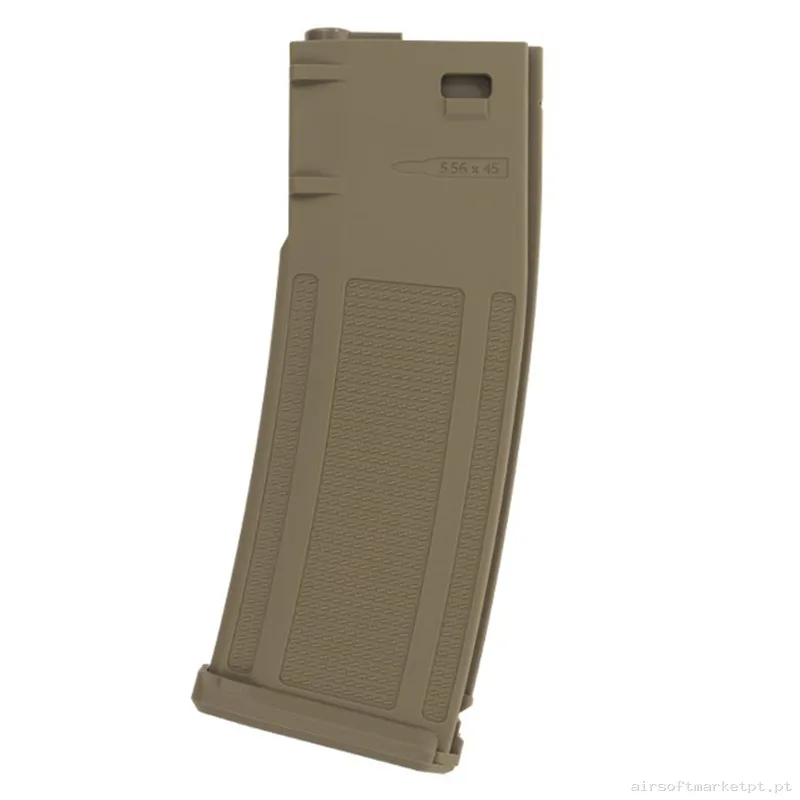 Magazine Réplica Midcap M4 Saigo Polímero 130 Bbs Tan — Carregadores / Magazines — Airsoft Market PT