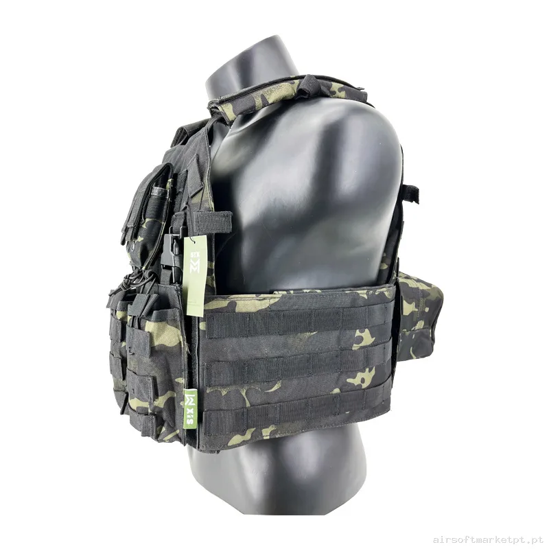 CHALECO SIXMM 6094S MULTICAM BLACK — Coletes & Rigs — Airsoft Market PT (foto 3)