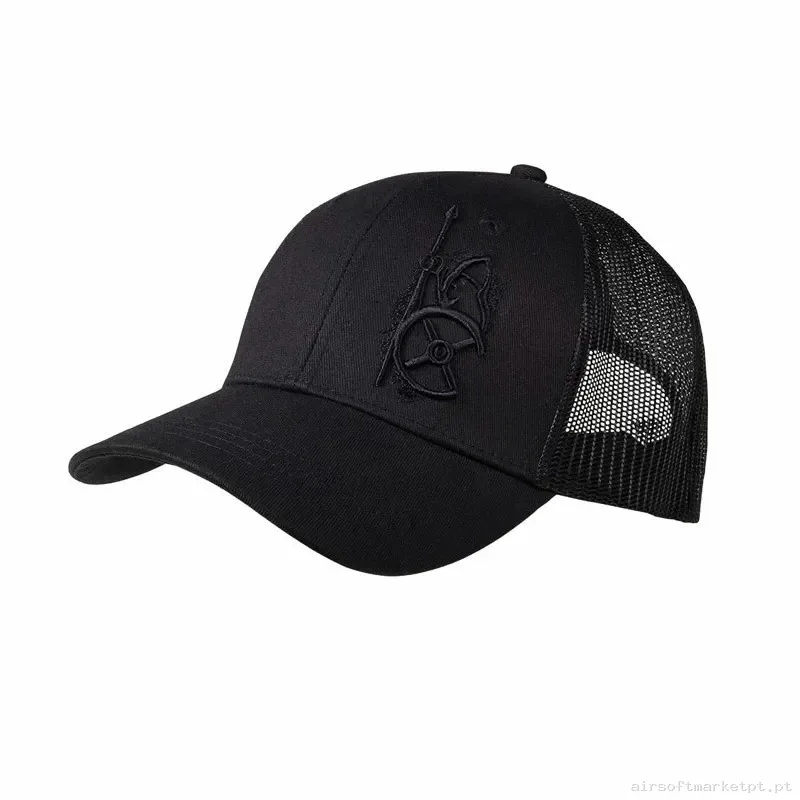 GORRA WARRIOR RAGNAR AJUSTABLE NEGRO — Proteção Ocular & Facial — Airsoft Market PT