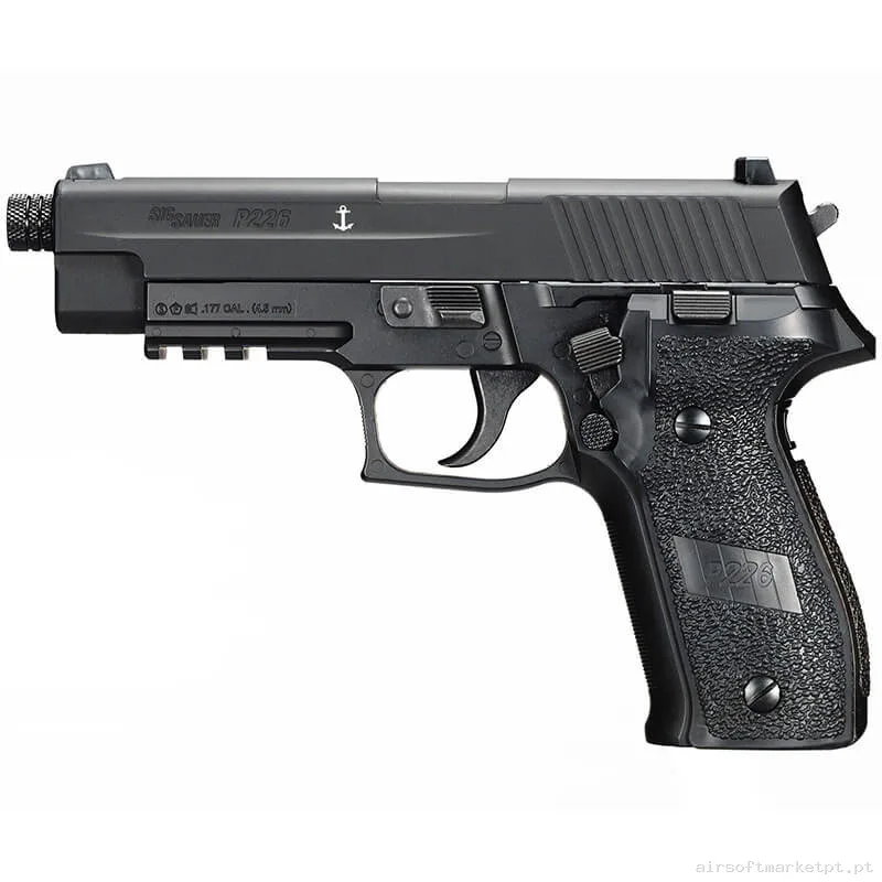 Airgun CO2 4.5mm Pistola Sig Sauer P226 negra — Pistolas — Airsoft Market PT