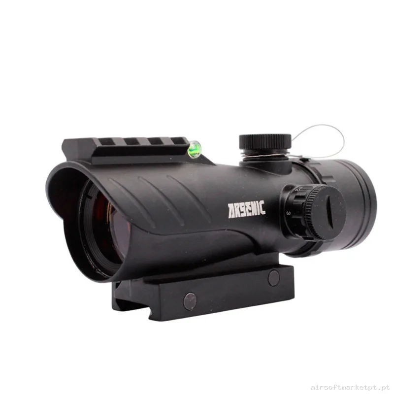 Visor Red Dot Arsenic Argon 1X30 V3 AS30H con nivel negro — Miras & Ópticas — Airsoft Market PT