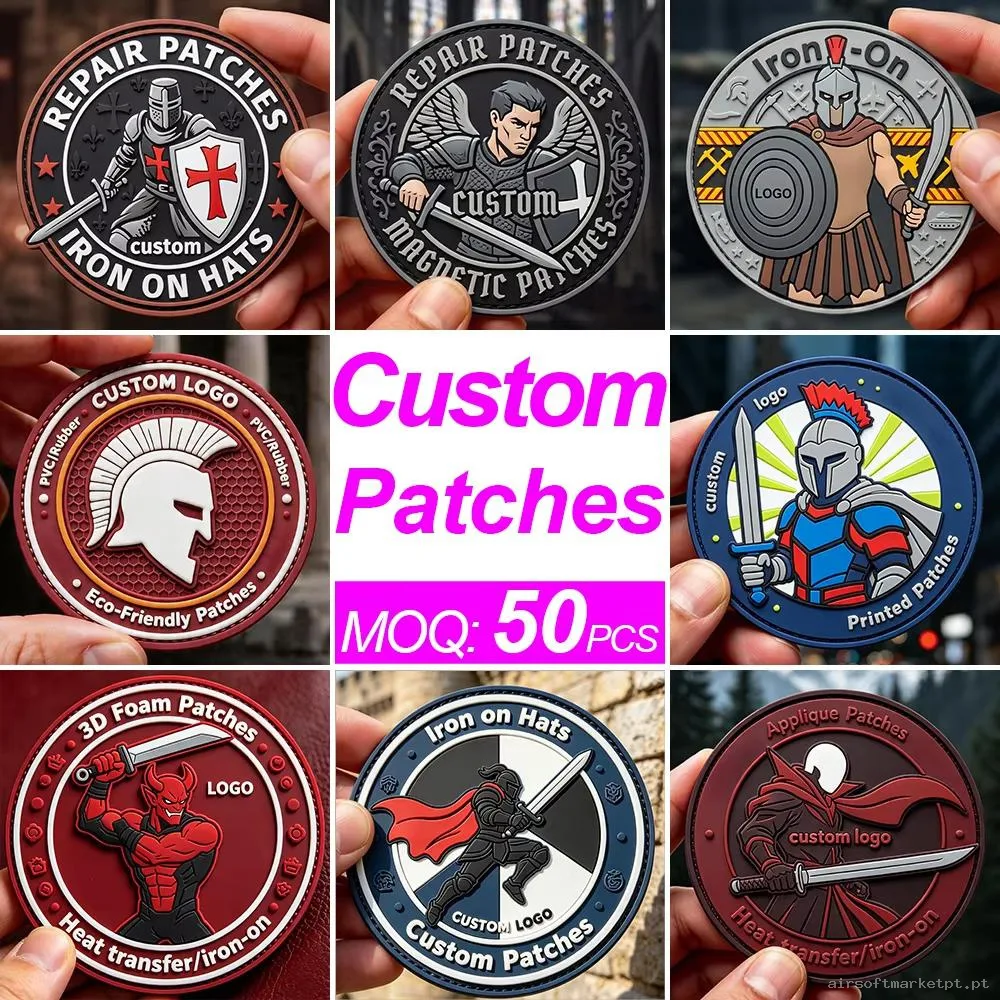 CUSTOM AIRSOFT PATCHES – MADE FOR YOUR SQUAD — Vestuário (Fardas) — Airsoft Market PT