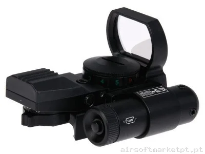 Mira Red Dot Láser Duel Code — Lanternas & Lasers — Airsoft Market PT (foto 3)