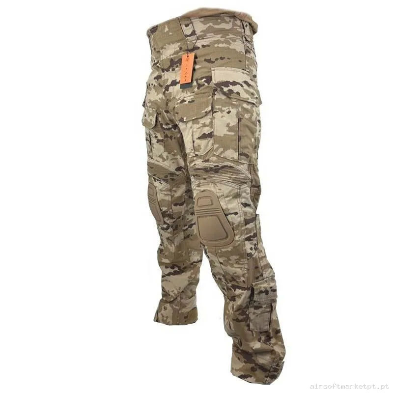 Pantalón Combate Conquer Dlx Arido Pixelado - M — Vestuário (Fardas) — Airsoft Market PT (foto 2)