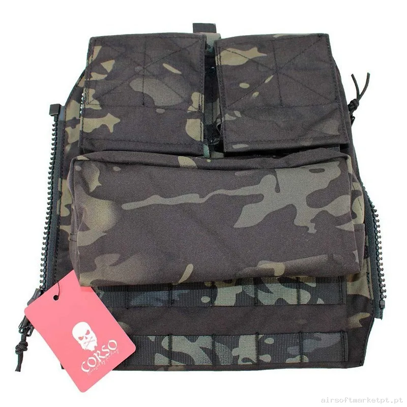 BACK PANEL CORSO BUCCANNER MK1 MULTICAM BLACK — Coletes & Rigs — Airsoft Market PT