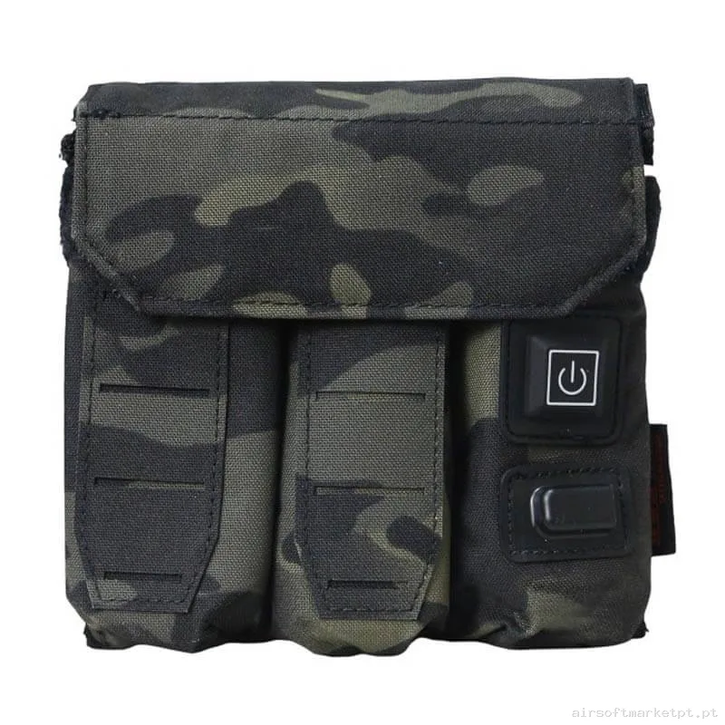 Pouch Magazine Pouch Triplo Pistola Soetac com Sistema Aquecedor Estilo multicam Black — Carregadores / Magazines — Airsoft Market PT