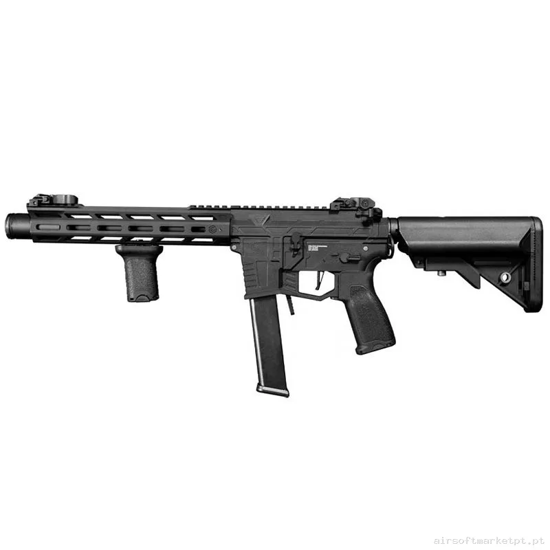 Réplica airsoft AEG M4 Evolution Reaper M Emr a Carbontech Ets II negra — Rifles de Assalto (AR/M4/AK) — Airsoft Market PT