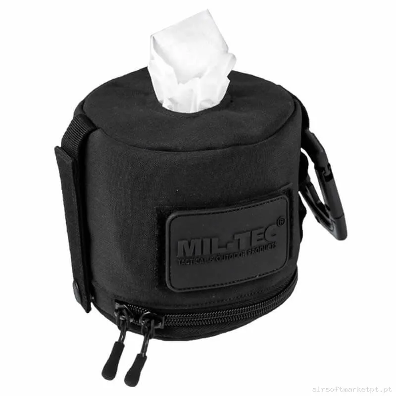Pouch Multiusos Mil-Tec MOLLE Case de tecido negro — Coletes & Rigs — Airsoft Market PT