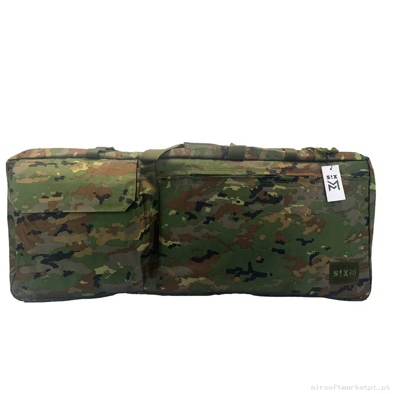Funda transporte SIXMM Battle Ready gran capacidad boscoso pixelado - español — Sacos & Mochilas — Airsoft Market PT