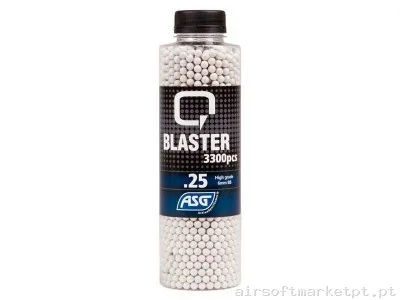 Bbs muniçao 0,25 PVC Q. Blaster ASG — Munição (BBs) — Airsoft Market PT
