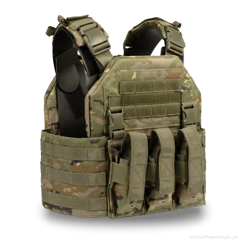 Chaleco Tactico Sixmm 0.36m Boscoso Español — Coletes & Rigs — Airsoft Market PT