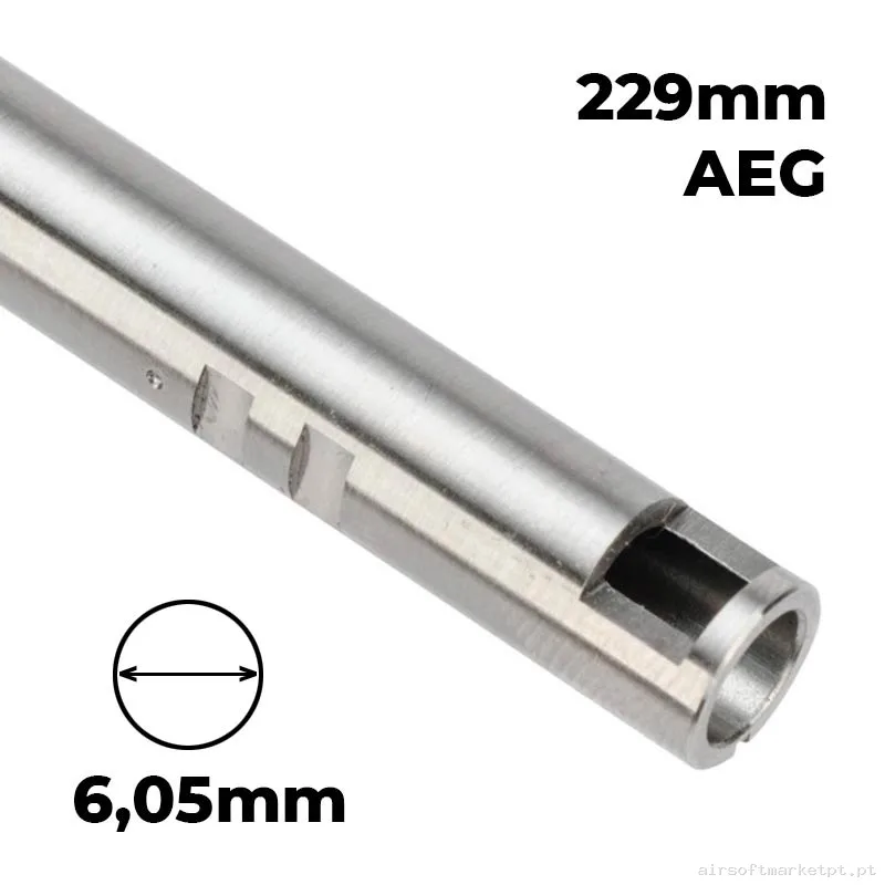 Interno Cano Precisão AEG 6.05 229mm Lambda Five — Peças Internas (AEG) — Airsoft Market PT