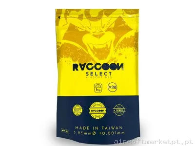 Bbs Muniçao 0,28 PVC Select Raccoon — Munição (BBs) — Airsoft Market PT