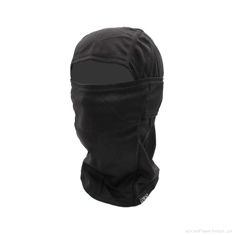 Balaclava Corso Negro — Proteção Ocular & Facial — Airsoft Market PT