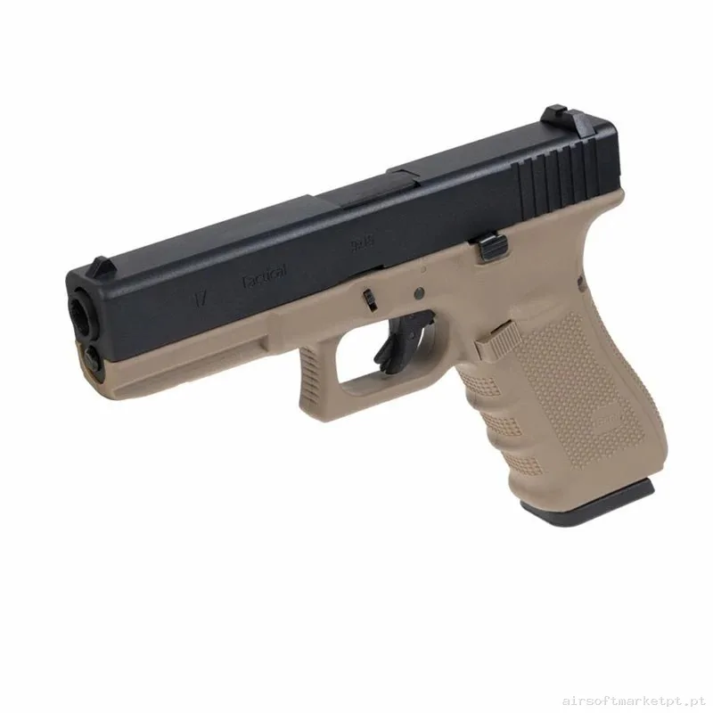 PISTOLA GLOCK 17 WE GEN4 GAS Tan/Negra — Pistolas — Airsoft Market PT