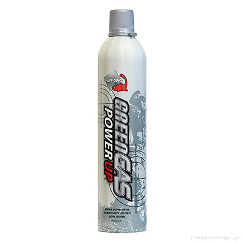 Gas Green Gas Puff Dino Power Up 14kg 560ml — Gás & CO2 — Airsoft Market PT