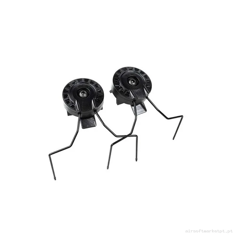 Opsmen Earmor M11 Fast Helmet Mounts - Negro — Rádios & Comunicação — Airsoft Market PT