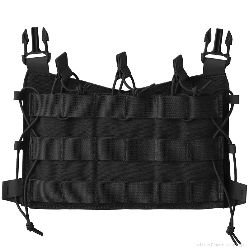 Painel Frontal Helikon-Tex Guardian Flap Cordura preto — Coletes & Rigs — Airsoft Market PT