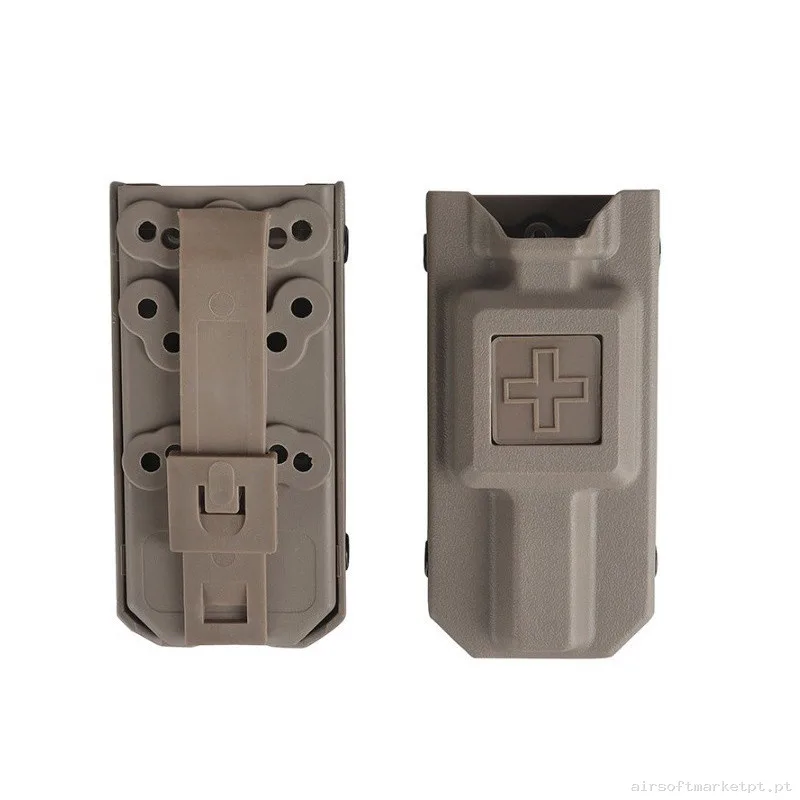 Pouch Rígido Porta Torniquete Tan BL08 — Coletes & Rigs — Airsoft Market PT