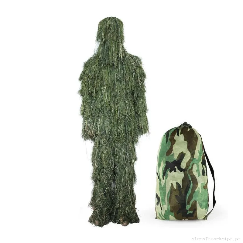 Ghillie 4 piezas - Woodland — Vestuário (Fardas) — Airsoft Market PT