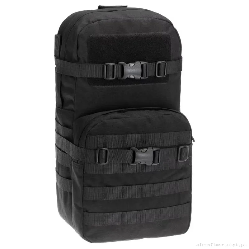 Mochila Táctica MOLLE Invader Gear Cargo Pack negro — Sacos & Mochilas — Airsoft Market PT
